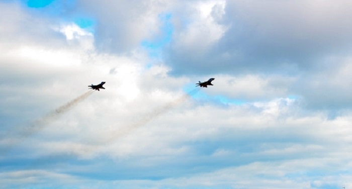 US Gen. watches training flights of Azerbaijani warplanes - PHOTOS